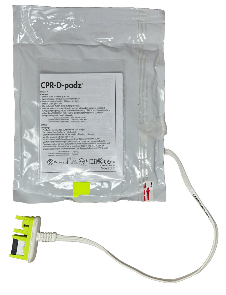 Lot of 100 2027 ZOLL® CPR-D-padz Adult Pads for $50 each. — AED Lab